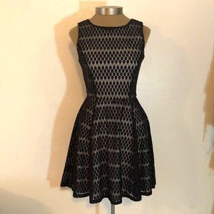 FINAL! NWT! LILY ROSE BLACK & WHITE SKATER DRESS